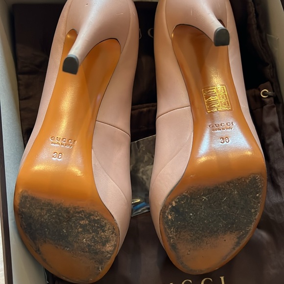 Gucci shoes. Very comfortable high heels   Worn twice. - Picture 3 of 4